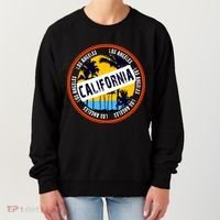 Los Angeles California Retro Circle LA Women's Sweatshirt thumb 0