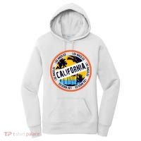 Los Angeles California Retro Circle LA Women's Hoodie thumb 0