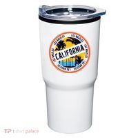 Los Angeles California Retro Circle LA Tumbler thumb 0