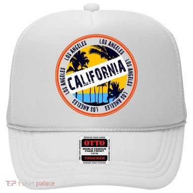 Los Angeles California Retro Circle LA Hat