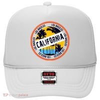Los Angeles California Retro Circle LA Hat thumb 0