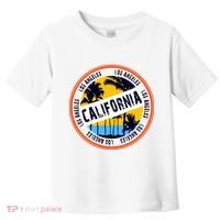 Los Angeles California Retro Circle LA Toddler T-Shirt thumb 0