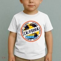 Los Angeles California Retro Circle LA Toddler T-Shirt thumb 2