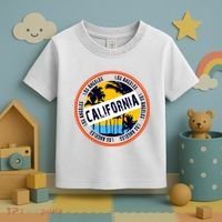 Los Angeles California Retro Circle LA Toddler T-Shirt thumb 3