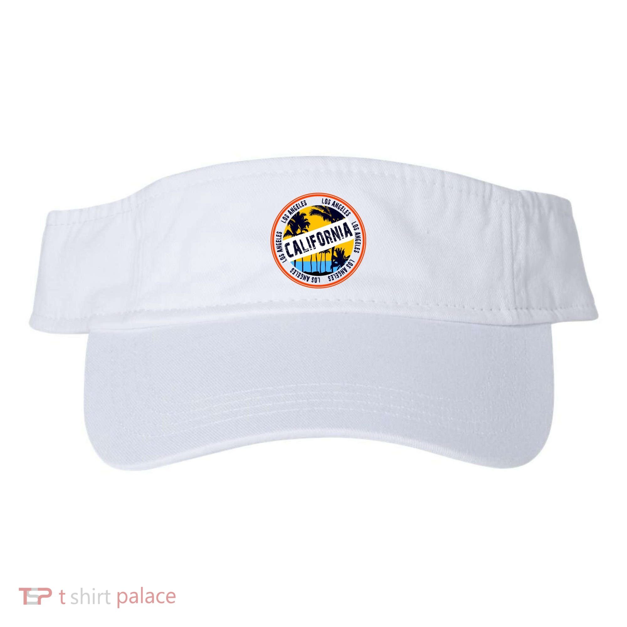 Los Angeles California Retro Circle LA Visor