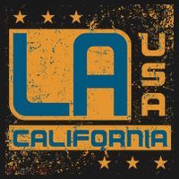 Los Angeles California Vintage Style LA T-Shirt thumb 7