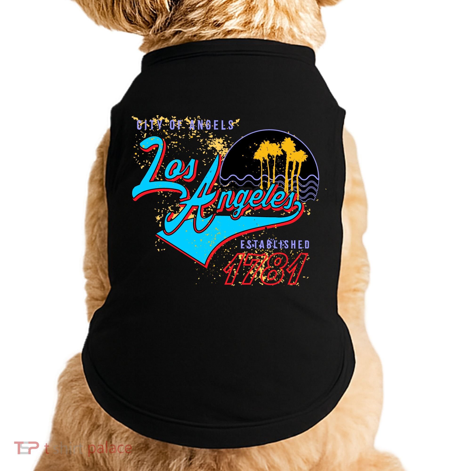 Los Angeles Est 1781 Retro Doggie Tank