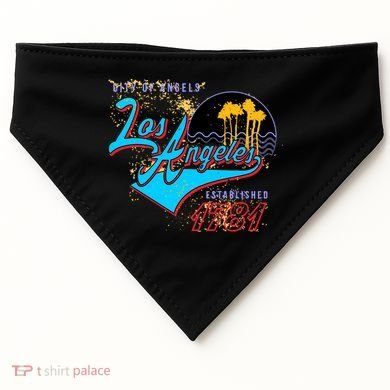 Los Angeles Est 1781 Retro USA-Made Doggie Bandana