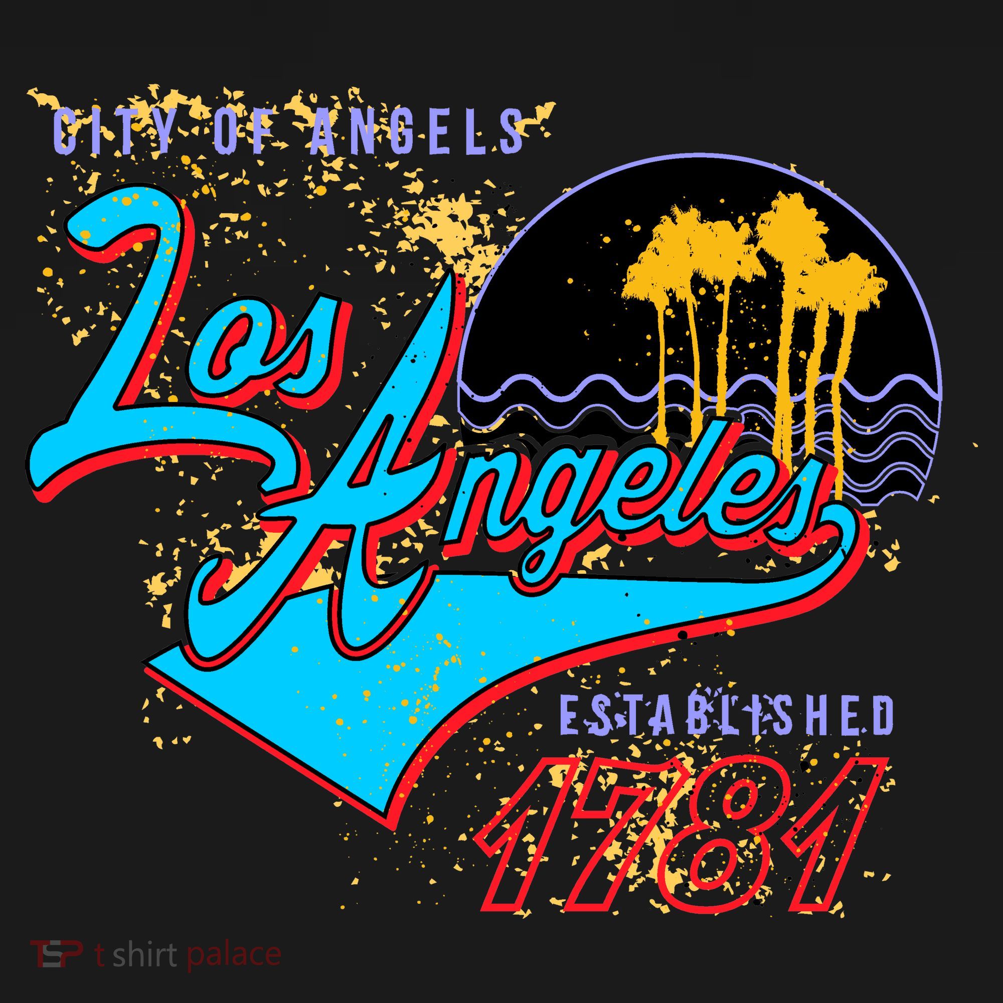 Los Angeles Est 1781 Retro Bucket Hat