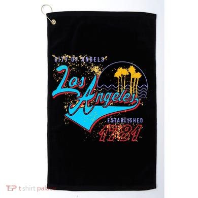 Los Angeles Est 1781 Retro Golf Towel