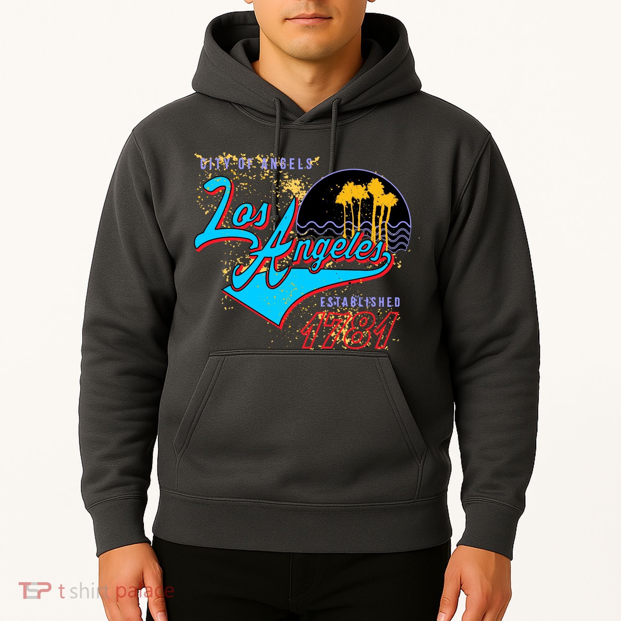 Los Angeles Est 1781 Retro Hoodie