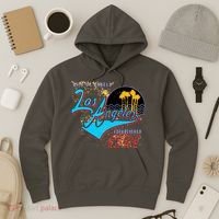 Los Angeles Est 1781 Retro Hoodie thumb 3