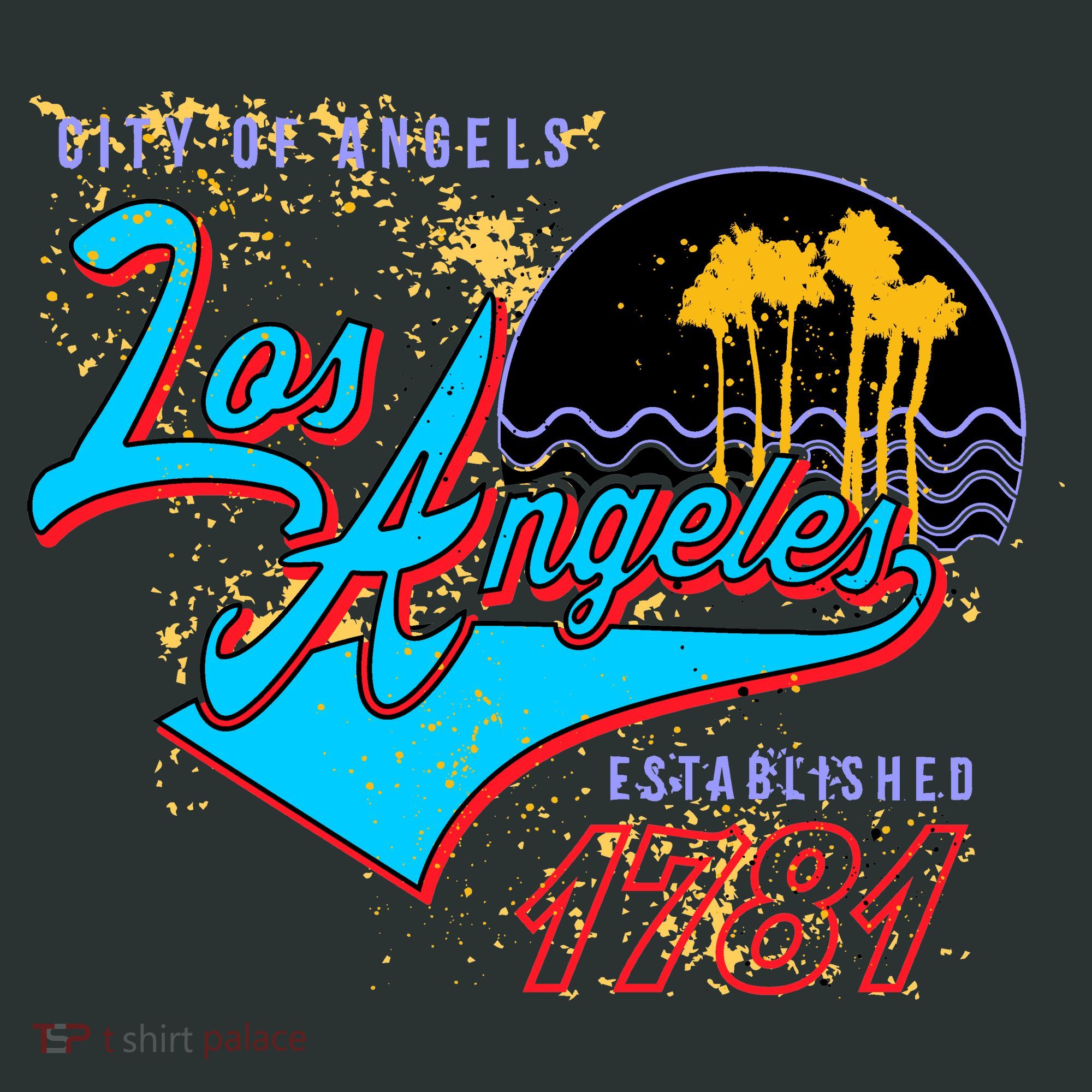 Los Angeles Est 1781 Retro Long Sleeve Shirt