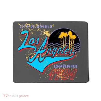 Los Angeles Est 1781 Retro Mousepad