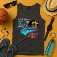 Los Angeles Est 1781 Retro Tank Top thumb 4