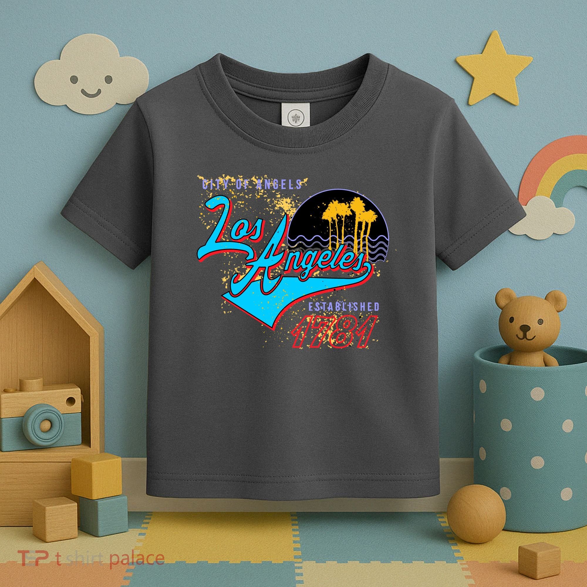 Los Angeles Est 1781 Retro Toddler T-Shirt