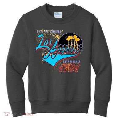 Los Angeles Est 1781 Retro Kids Sweatshirt