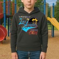 Los Angeles Est 1781 Retro Kids Hoodie thumb 2