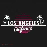 Los Angeles Retro Palm Trees Hoodie thumb 7
