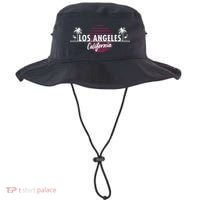 Los Angeles Retro Palm Trees Bucket Hat thumb 0