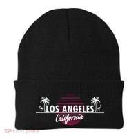 Los Angeles Retro Palm Trees Beanie thumb 0