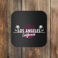 Los Angeles Retro Palm Trees Coaster thumb 0