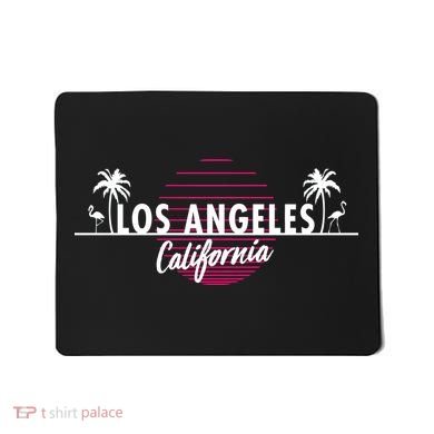 Los Angeles Retro Palm Trees Mousepad