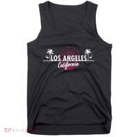Los Angeles Retro Palm Trees Tank Top thumb 0
