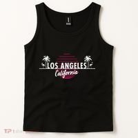 Los Angeles Retro Palm Trees Tank Top thumb 2