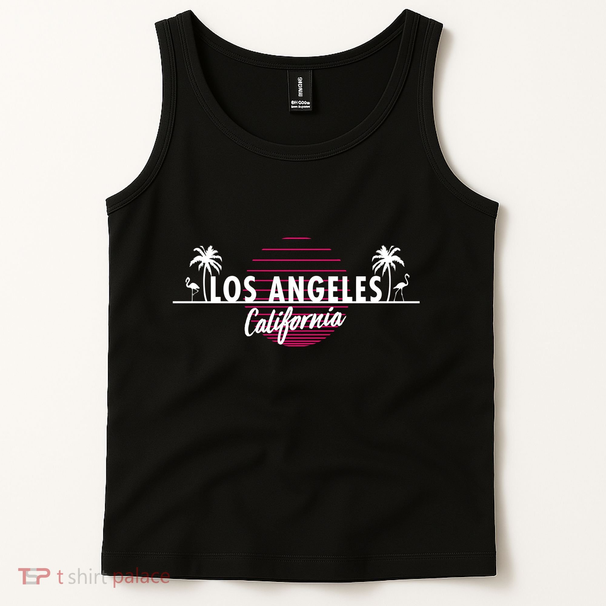 Los Angeles Retro Palm Trees Tank Top