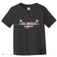 Los Angeles Retro Palm Trees Toddler T-Shirt thumb 0