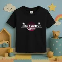 Los Angeles Retro Palm Trees Toddler T-Shirt thumb 3