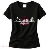 Los Angeles Retro Palm Trees Women's T-Shirt thumb 0