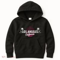 Los Angeles Retro Palm Trees Kids Hoodie thumb 0