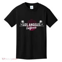 Los Angeles Retro Palm Trees Kids T-Shirt thumb 0
