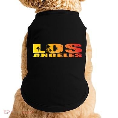 Los Angeles Retro Sunset Doggie Tank