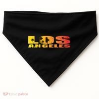 Los Angeles Retro Sunset USA-Made Doggie Bandana thumb 0