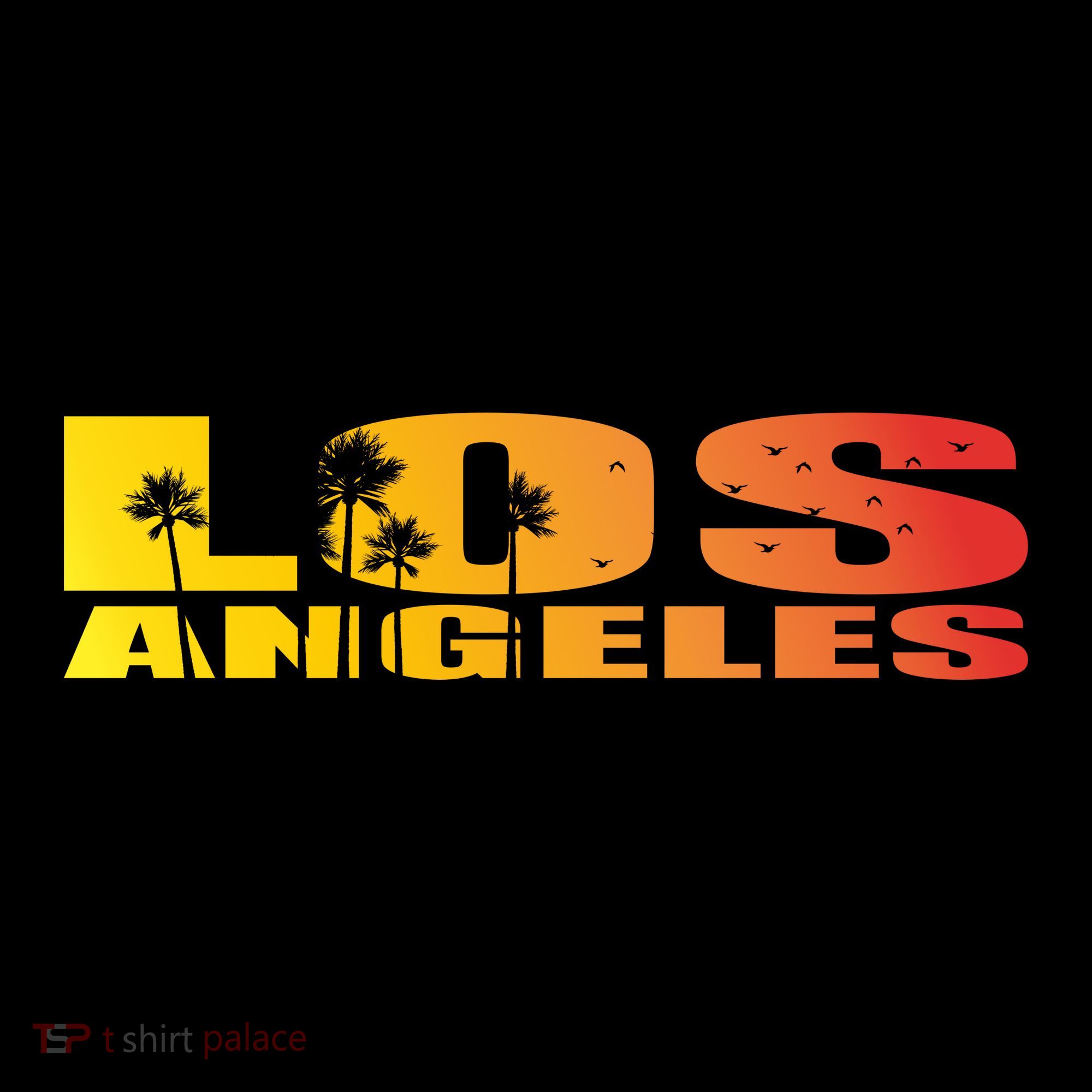 Los Angeles Retro Sunset T-Shirt