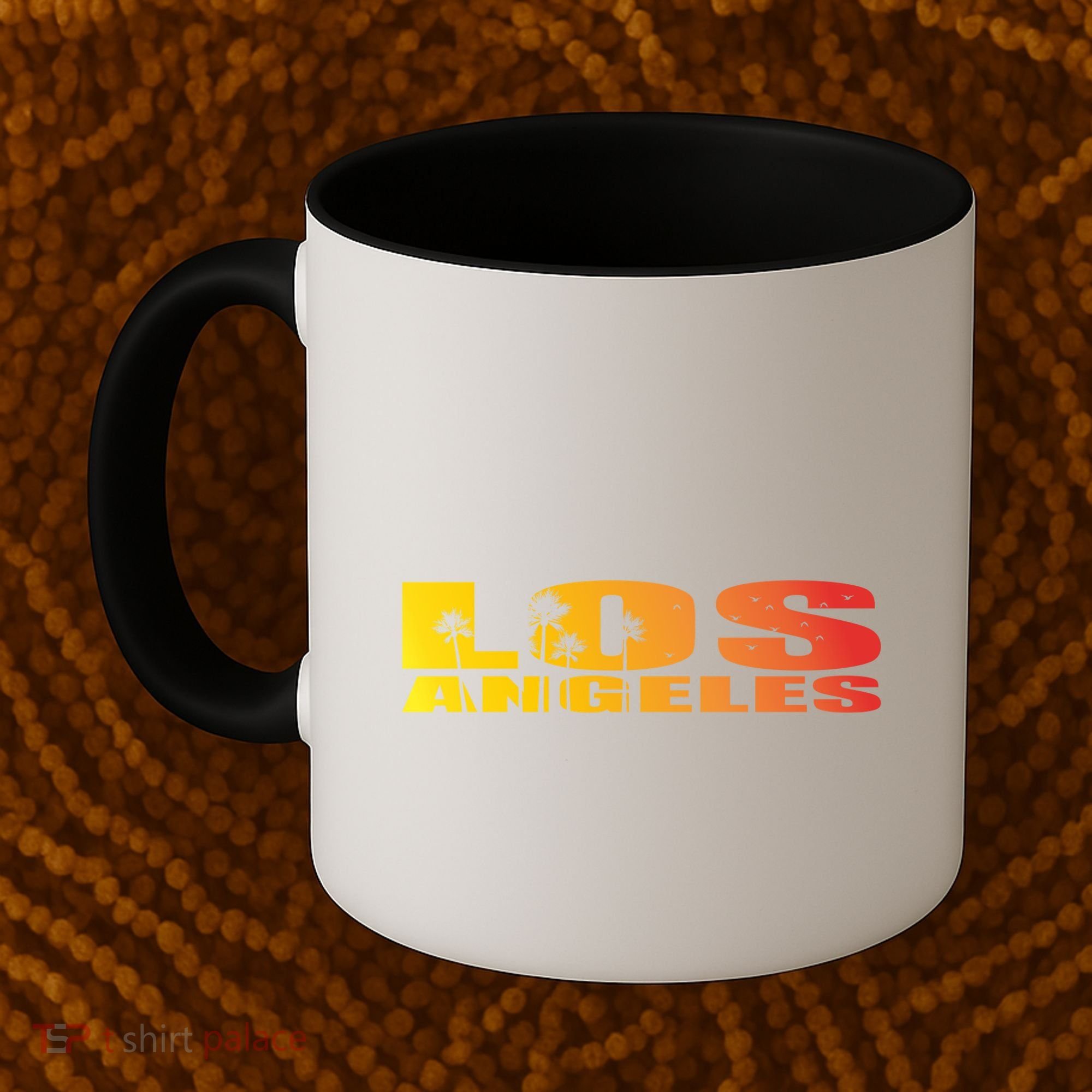 Los Angeles Retro Sunset Coffee Mug