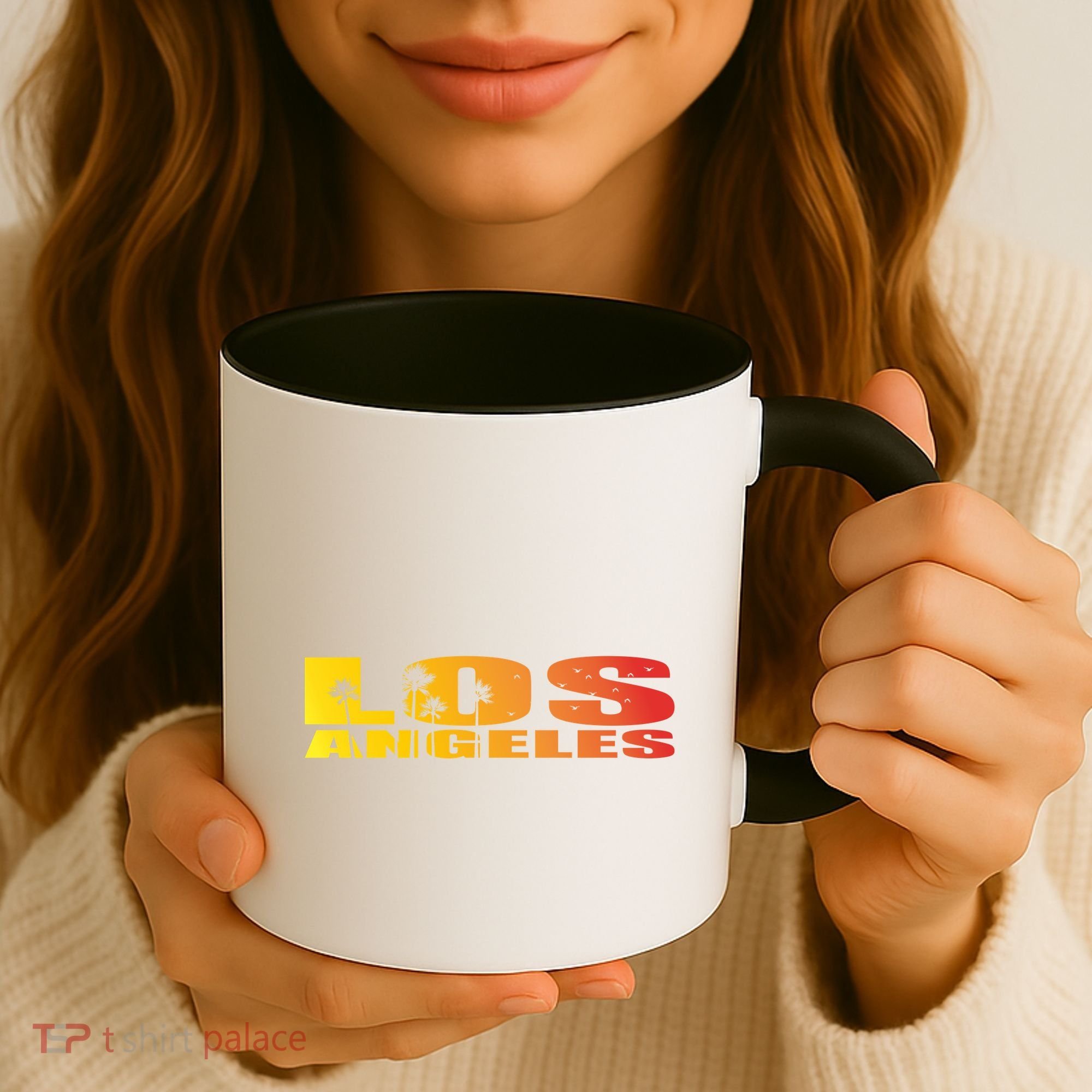 Los Angeles Retro Sunset Coffee Mug