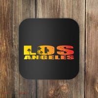 Los Angeles Retro Sunset Coaster thumb 0