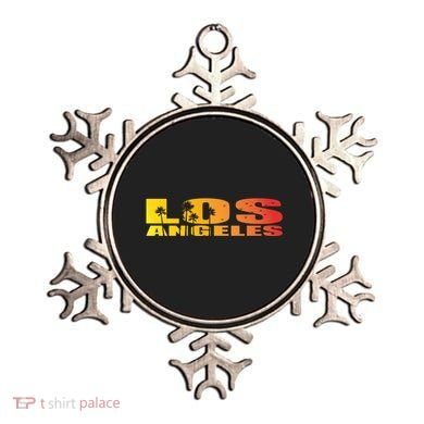 Los Angeles Retro Sunset Ornament