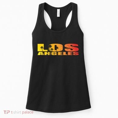 Los Angeles Retro Sunset Women's Tank Top
