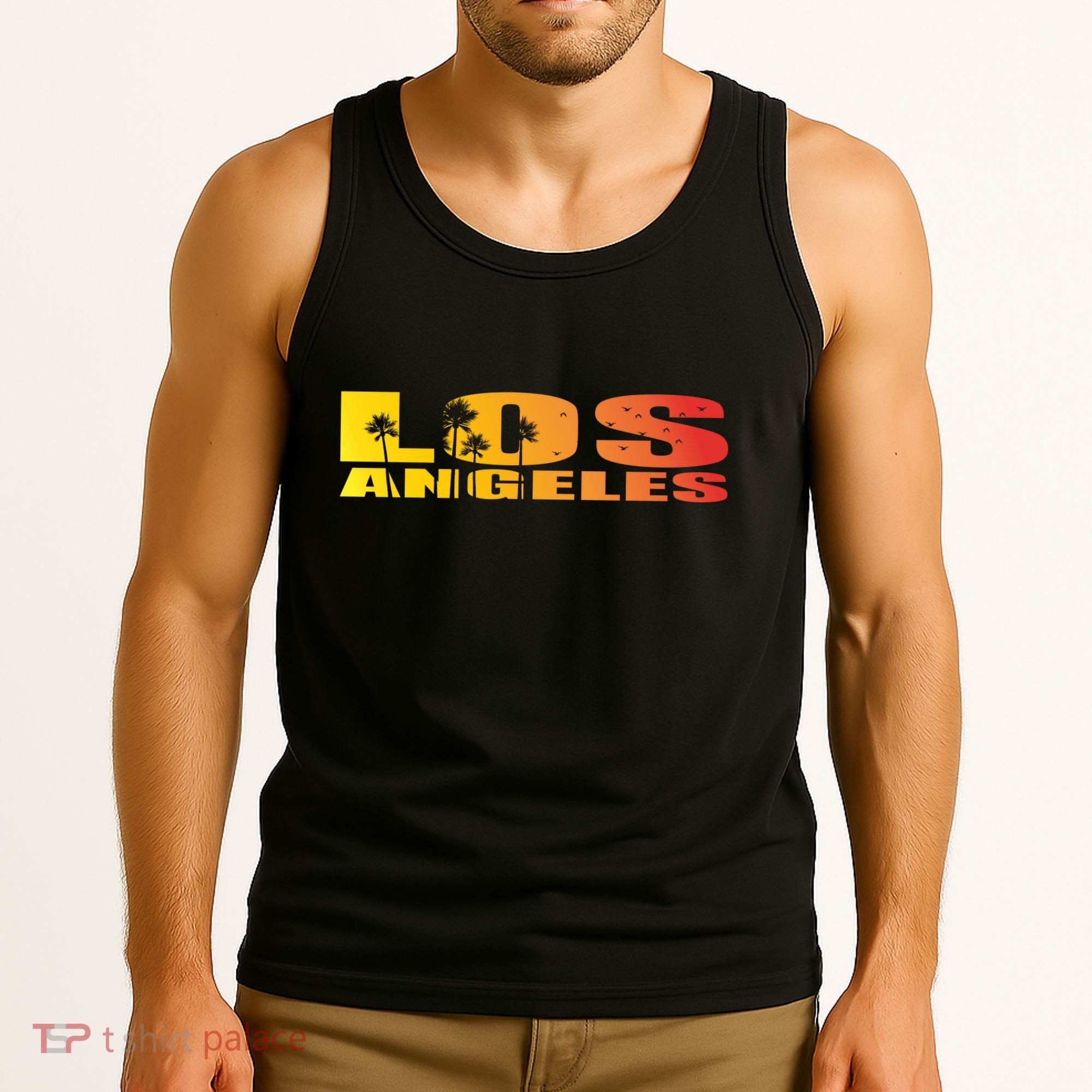 Los Angeles Retro Sunset Tank Top