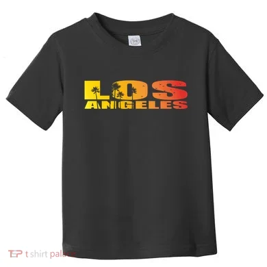 Los Angeles Retro Sunset Toddler T-Shirt