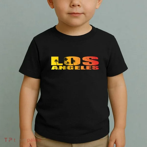 Los Angeles Retro Sunset Toddler T-Shirt