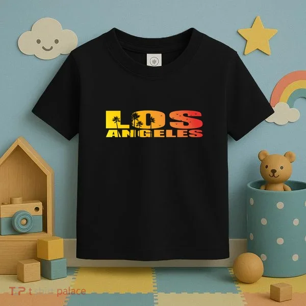 Los Angeles Retro Sunset Toddler T-Shirt