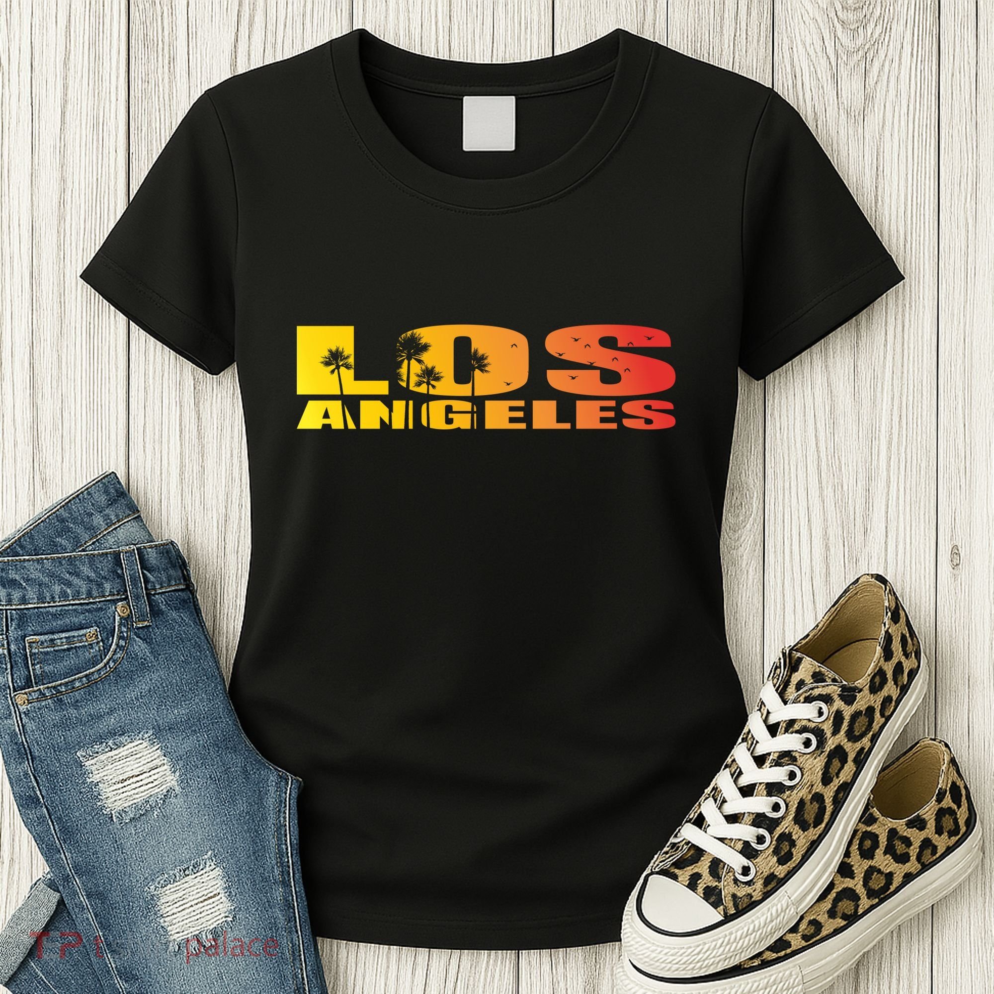 Los Angeles Retro Sunset Women's T-Shirt