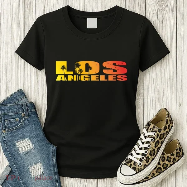 Los Angeles Retro Sunset Women's T-Shirt