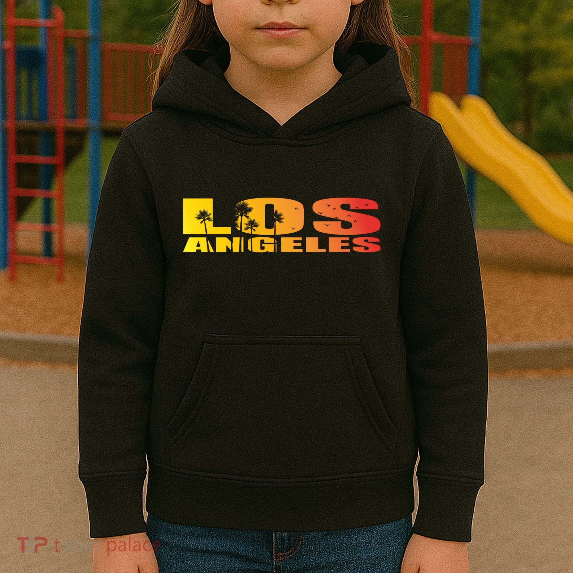 Los Angeles Retro Sunset Kids Hoodie